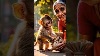 #CuteMonkey #HelpingMonkey #FunnyAnimalVideo #ViralAnimals #InspiringStories #AnimalLovers #Monkey