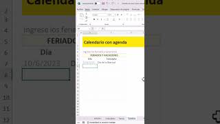 Calendario con agenda en Excel [Descarga gratis] #shorts screenshot 5