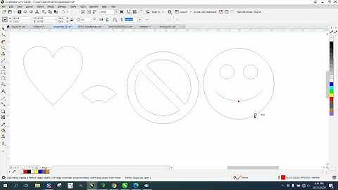 Corel Draw Tips & Tricks Common shapes and what is the RED dot Part 2