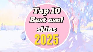 Top 10 best simplistic osu! skins 2025.