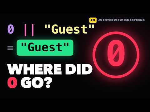 JavaScript || Doesn't Return true or false (Logical OR Explained) | 70 JS Interview Questions #3