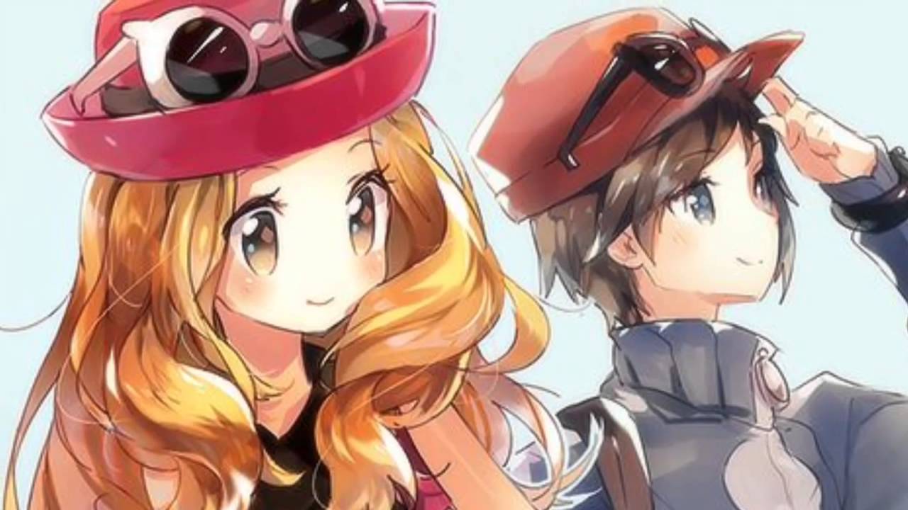 Pokemon, XY, Serena, Calem, Tribute, AMV, Couple, boomerang, girl, boy, gam...