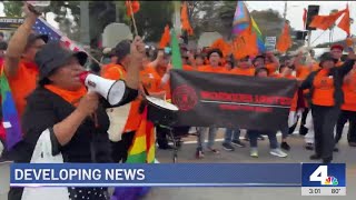Thousands take part in downtown LA May Day rally