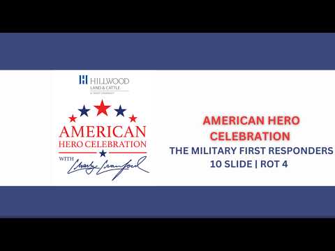 American Hero Celebration | Military First Responders 10 Slide | ROT 4 | 2024