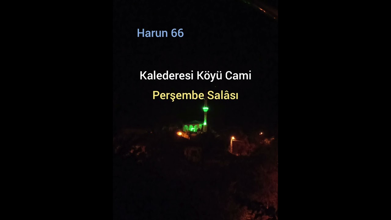 Huzur Veren Perşembe Salâsı Okuyan Harun Ünal