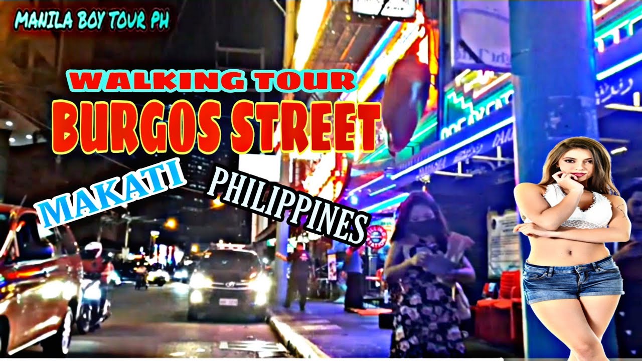 WALKING at Burgos st. POBLACION MAKATI PHILIPPINES PUNTAHAN NG MGA