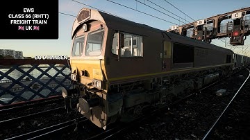 Train Sim World 4: Cathcart Circle Line - Newton Station To Glasgow Central - Freight Train 1080p60