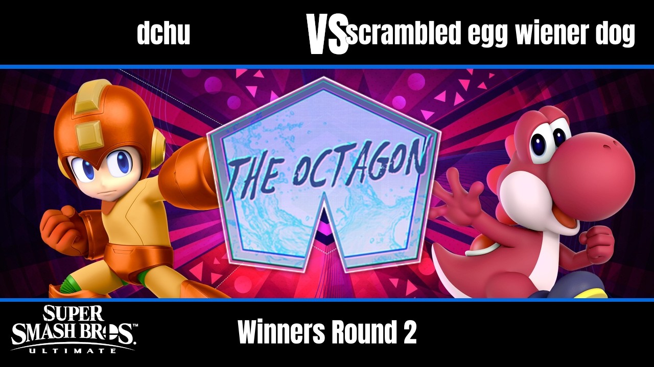 dchu (Mega Man) vs scrambled egg wiener dog (Yoshi) - Ultimate Winners Round 2 - Octagon #148