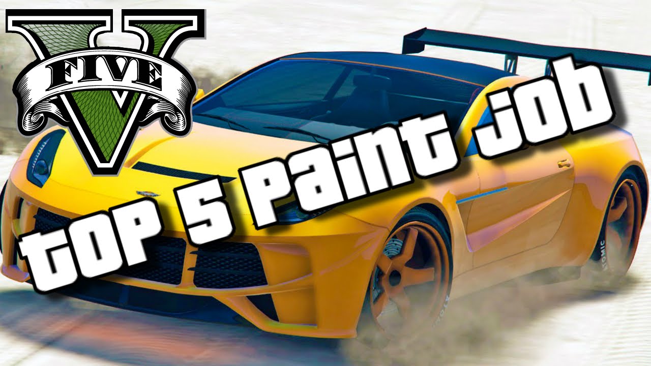 GTA 5 SEVEN70 TOP 5 PAINT JOB (GTA 5 ONLINE) YouTube