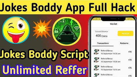 Jokes Boddy App refer script || Jokes Buddy Coin Adder Script ||  Earn Free Paytm Cash || #Jokes