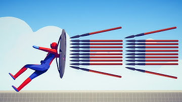 SPIDER NEW REFLECT SHIELD vs 1000x OP UNITS | TABS - Totally Accurate Battle Simulator
