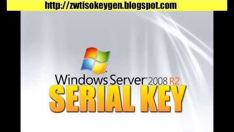 Windows Server 2008 R2 32 Bit Product Key