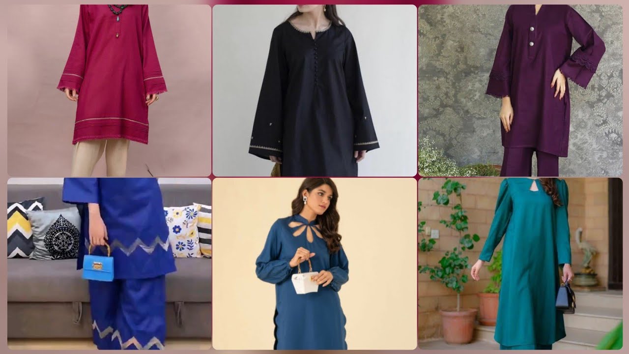 . "Elegant Plain Dresses | Minimal Looks That Make a Statement/kids wear/women clothing brand......