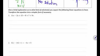 math 8 4 7 classification of solutions