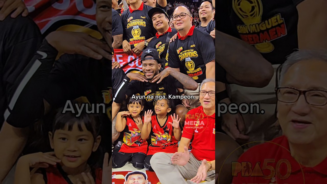 Job’s done. 🏆#SANMIGUELBEERMEN #CHAMPIONS #PBA50