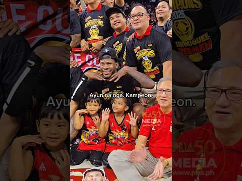 Job’s done. 🏆#SANMIGUELBEERMEN #CHAMPIONS #PBA50