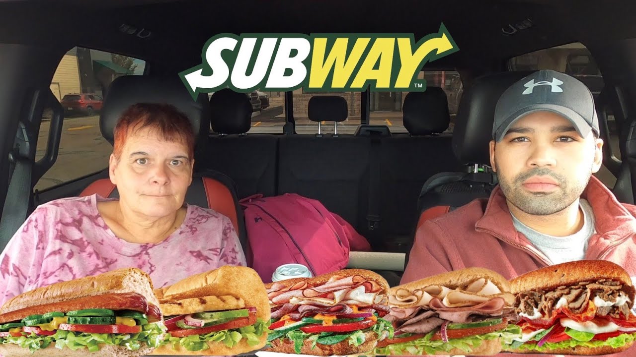 SUBWAY MUKBANG WITH MOM
