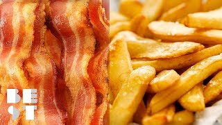 Take a Bite! Bacon Wrapped in Funnel Cake | Best Products Net Worth