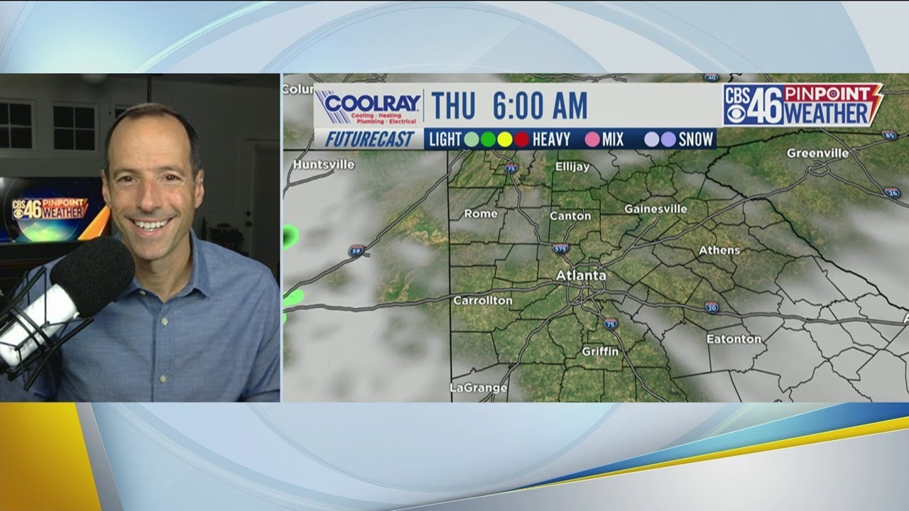 Hot with an isolated storm possible Thursday - YouTube