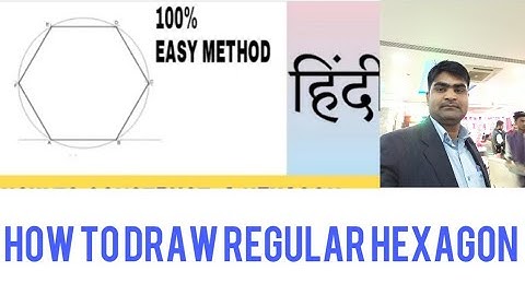 How to draw a regular hexagon knowing the length of one side