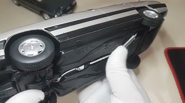 Short review a 1/18 scale model Audi 100 car #audi100