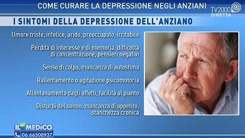 Come comportarsi con un anziano che è in depressione?