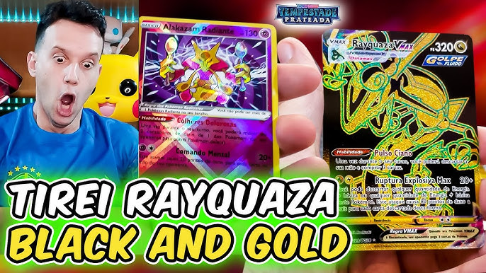 5º Pokémon TCG Unbox: BOX RAYQUAZA EX BRILHANTE COM MEGA DE ITU