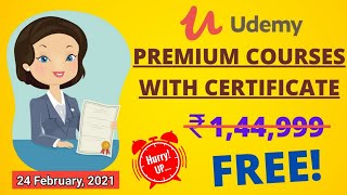 Udemy Free Online Courses with Certificate | Udemy 100% OFF Coupons | Udemy Free Courses