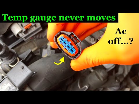 Chevy Cruze Temp gauge never moves/AC off due to High engine temp - YouTube