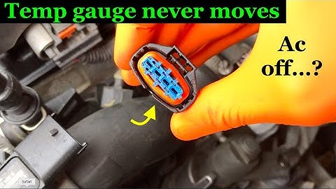 Chevy Cruze Temp gauge never moves/AC off due to High engine temp
