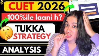 Celebrity SOLVE Any MCQ in CUET 2026 Paper 🔥 CUET analysis + Tukka STRATEGYYY Profile