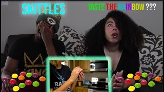 Making Hamburger Sized Skittles - ( Couples REACTION!!! )