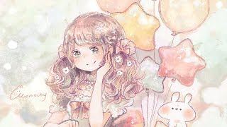 イラストメイキング 風船と女の子 解説つき Photoshop Youtube