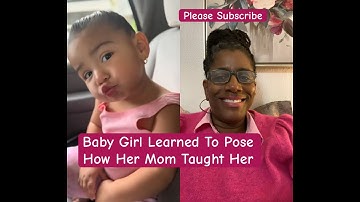 Mirror of Maternal Influence: How Mimicking Poses Shapes Child Development #baby #funny #babygirl