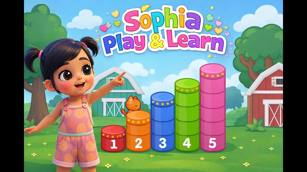 Aprende a contar numeros del 1 al 5 y diviertete / Learn to count numbers from 1 to 5 in a fun way