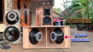 Cek Sound Speaker Jk Audio PD1850-18inch || Box apex 218 || jic 10075 || horeg