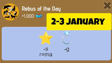 Rebus of The Day 2 January | zoo airdrop rebus of the day#rebusoftheday