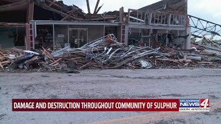 'Feels like a warzone': Cleanup efforts underway in Sulphur following devastating storms