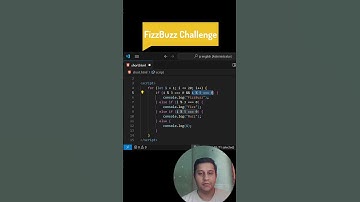 Classic FizzBuzz Challenge in JavaScript! [in English] 💥 Can You Solve It? #JavaScript #Shorts