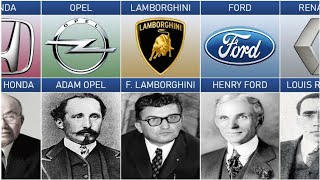 Founder Of Car Companies From Different Countries || compare