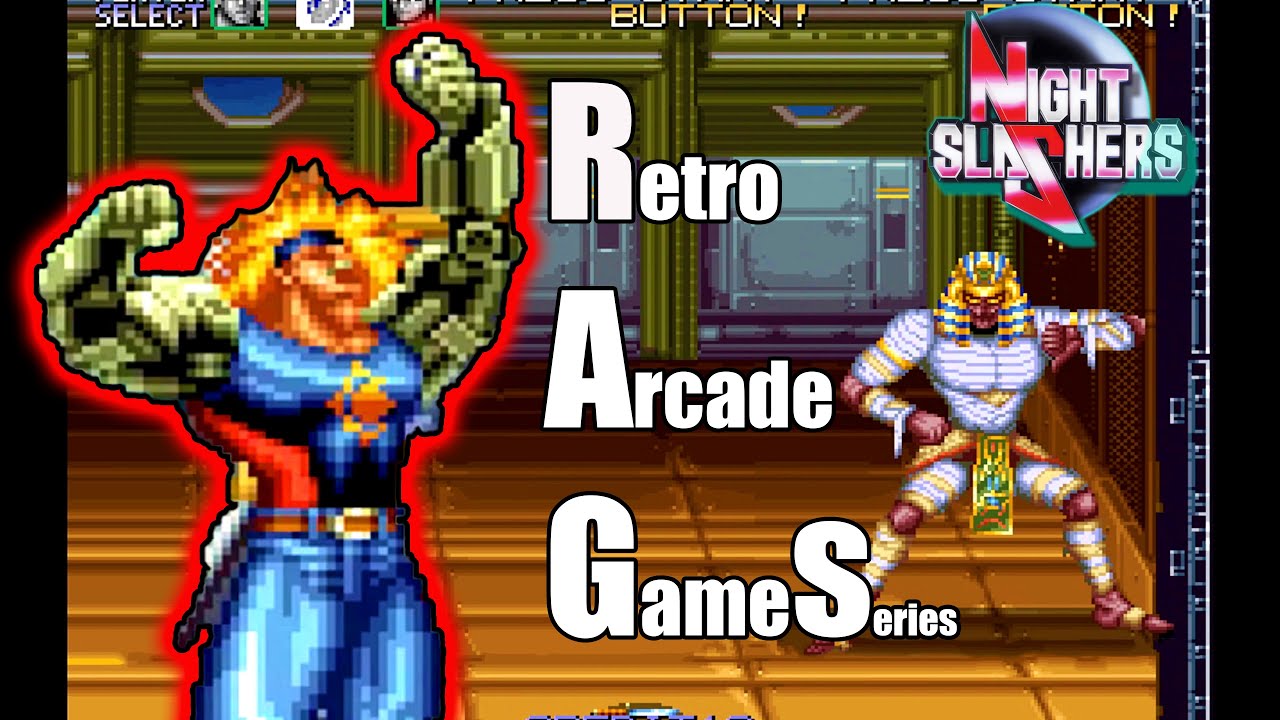 Retro Slashes Retro Arcade Games | Night Slashers in 4K | Antstream - YouTube