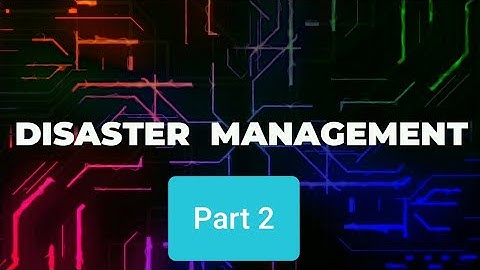 Science std 6th chapter 4. Disaster Management (Part 2)
