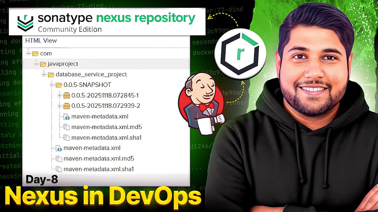 Day-8 | Nexus In DevOps | Zero To Hero | Practical DevSecOps BootCamp in HINDI