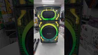ZEBRONICS Zeb Glow 101 Trolly Dj Speaker 80W @zebronics #djspeaker #bluetoothspeaker #best #dj #rgb