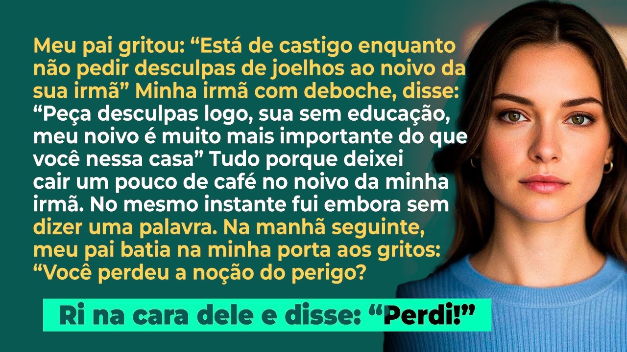 Meu pai gritou na frente da família; 'Você está de castigo até pedir perdão ao noivo da sua irmã'