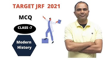 NTA UGC NET 2021 | Target JRF In History- Best MCQ of Modern History Class-7| Salinder Singh