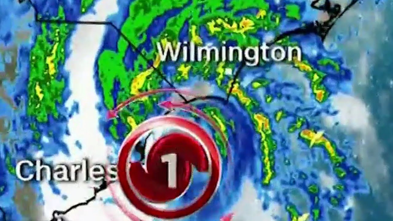 Hurricane Isaias makes landfall in North Carolina - YouTube