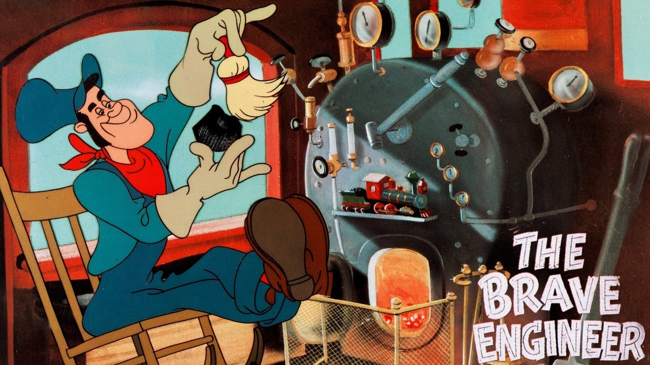 The Brave Engineer 1950 Disney Cartoon Short Film Casey Jones