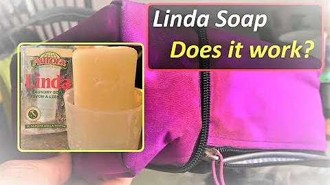 Using Linda Laundry Soap to clean tough stains on ...