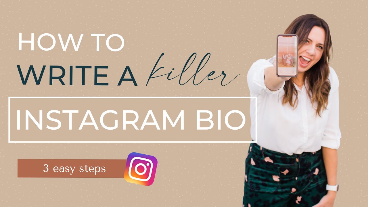 How to Write a Killer Instagram Bio in 3 Easy Steps - YouTube